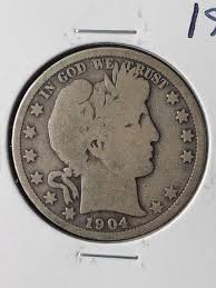1904 S 50c Barber Silver Half Dollar | Jefferson Coin