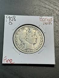 1908 O Barber Silver Half Dollar 50C FN FINE Condition Coin (Raw11190) | eBay