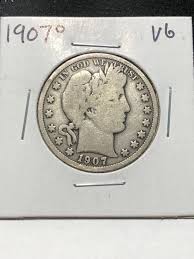 1907 Barber Half Dollar - Etsy