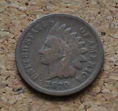 1870 Indian Head Penny - Key Date Indian Head - G (Good ...