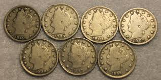 1902,1903,1904,1905,1906,1907,1908 liberty head nickels | eBay