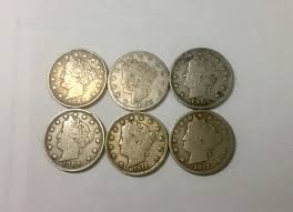 1883NC 93 1904 06 11 1912D USA Liberty Head Nickels Better ...