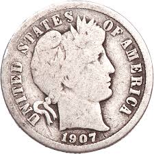 1907 Barber Silver Dime | Littleton Coin Company