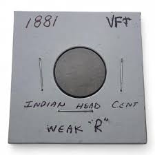 At Auction: 1881 Indian Head Cent, V F