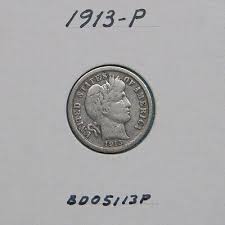 1913-P Barber dime, 90% silver dime | eBay