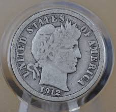1912-D Barber Silver Dime - Choose by Grade / Condition ...