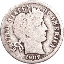 1907 Barber Silver Dime | Littleton Coin Company