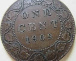 1909 Canada Large Cent Coin. Canadian Edward VII PENNY ...