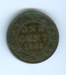 CANADA 1901 LARGE CENT--CIRCULATED--EXTRA FINE | eBay