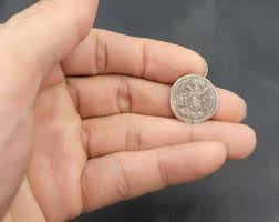 Antique Old Silver Sassanian Ancient 8th Century Silver Coin ...