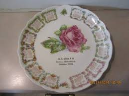 1909 Calendar Plate, Geo. E. Hoffman & Co. General ...