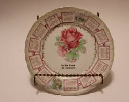 Pope Gosser Calendar Promotional 8.25" Plate (for Iron River ...