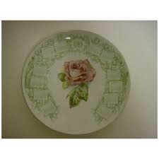 1910 Calendar Plate Advertising Blank. For Sale at Ruby Lane
