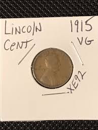 1915 Lincoln Cent VG | eBay