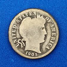 1905 O Silver Barber Dime 10c Better Scarce Key Rare New ...