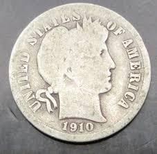 1910-D Denver Mint Silver Barber Dime Lot#367 | eBay