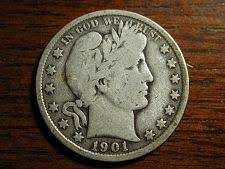 1901 Barber Half Dollar Coin Value Prices, Photos & Info