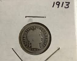 1913 Barber Dime - Etsy