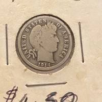 1914 Barber Dime US Mint | Mercari
