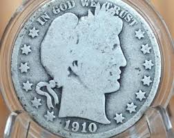 1910-S Barber Silver Half Dollar - G (good) Condition - San ...