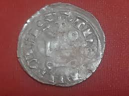 CRUSADER templar cross SILVER coin 1200's byzantine period ...