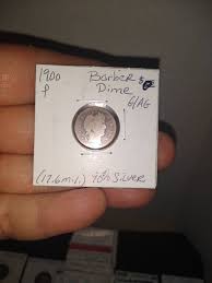 Three 1900s Barber Dimes 90 Percent Silver. Three Coins ...