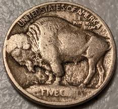 Vintage 1913 Type 1 Buffalo Nickel Five Cent Indian Piece ...
