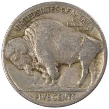 1929 Indian Head Buffalo Nickel 5 Cent Piece VG Very Good 5c ...