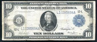 FR. 949 1914 $10 FRN SAN FRANCISCO, CA BURKE/GLASS 43 KNOWN RARE | eBay