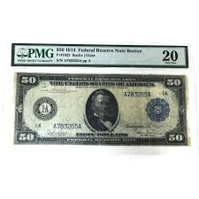 1914 $50 Federal Reserve Note Fr#1025. For Sale at Ruby ...