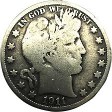 1911 Barber Half Dollar. For Sale at Ruby Lane
