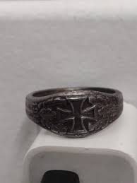 ANTIQUE PRE WWI 1914 DHG GERMAN IRON CROSS RING, FOR PRE WAR ...