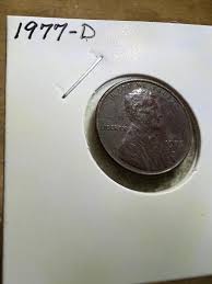 1977 D Red Penny Rare US Coin - Etsy