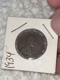 Vintage 1934 Lincoln Wheat Penny One 1 Cent Coin (KC) | eBay