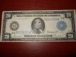 $20 FRN CLEVELAND 1914 SERIES LARGE NOTE WHITE / MELLON | eBay