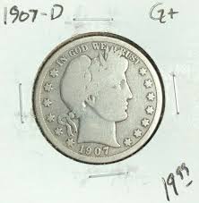 1907-D BARBER SILVER HALF DOLLAR ~ GOOD+ ~NICE COIN~ | eBay