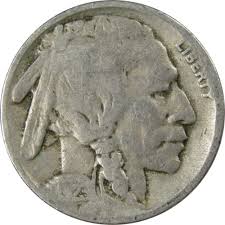 1923 Indian Head Buffalo Nickel 5 Cent Piece G Good 5c US ...