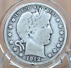 1912 Barber Silver Half Dollars P,D,S - Choose by Mint ...