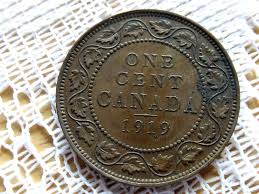 1919 CANADIAN CANADA LARGE CENT * LARGE PENNY ...