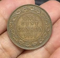 1914 Canada One Large Cent Coin Great Condition Better Date ...