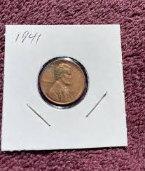 Vintage 1941 Wheat Penny No Mint Mark | eBay