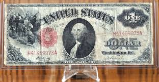 1917 Large Size 1 Dollar Legal Tender Note - Elliot/Burke ...