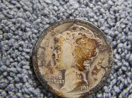 1916- Mercury Dime - Rare with MINT ERRORs Composition Error ...