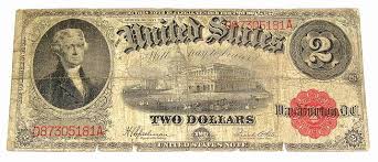 1917 United States $2 Horse Blanket Note