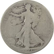 1921 S Liberty Walking Half Dollar G Good Silver 50c Coin ...