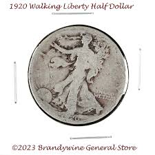 1920 Walking Liberty Half Dollar | Brandywine General Store