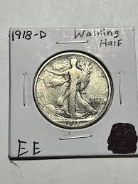 1918 D Walking Liberty Half Nice F/VF Better Date | eBay