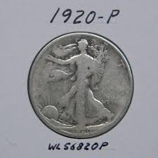 1920-P Walking Liberty half dollar, 90% Silver Coin | eBay