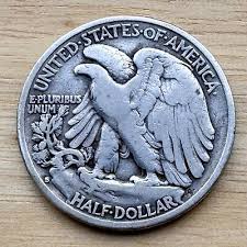 1942-S Walking Liberty Half Dollar, Beautiful Toning, Fine ...