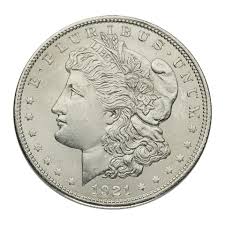 1921 Morgan Silver Dollar BU – Brilliant Uncirculated